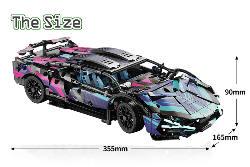 1:14 Scale Technic car building block set (Static version)